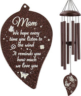 Gifts for Mom, Moms Wind Chimes, Christmas Best Gift for Mom, Mother Birthday Gift from Daughter Son, Love Reminder Gifts for Birthday Thanksgiving Mother's Day，32in