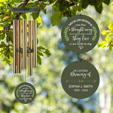 ASTARIN Memorial Wind Chimes for Loss of Loved One/Mother Personalized, Bereavement Wind Chimes Gift for Funeral, Indoor/Outdoor Windchime 30/36 inch(Produced in USA)