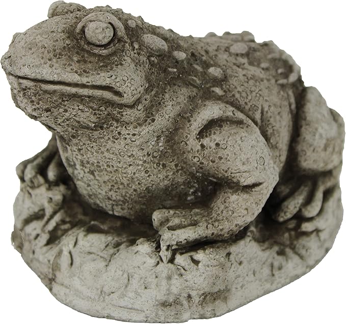 Toad Garden Statues Cement Frog Sculptures Cast Stone Frogs Figurines