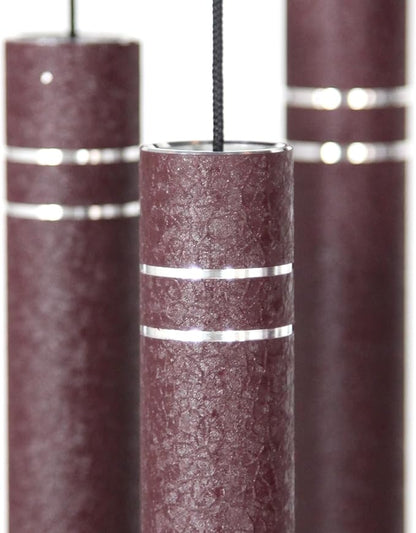 Arabesque by Wind River - 36 inch Garnet Wind Chime for Patio, Backyard, Garden, and Outdoor décor (Aluminum Chime) Made in The USA