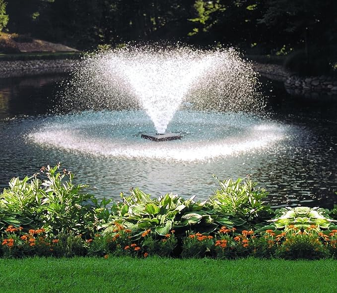 Scott Aerator DA-20 Display Pond Aerator – 1/3 Horse Power 230V 100ft Cord | Aerating Pond Fountain | Pond Aerator Pump for Small Ponds | Pond Aeration System | Made in USA
