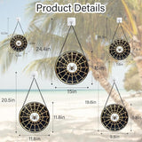 Stained Glass Window Hanging - Black Gold Spider Suncatcher for Door Terrace Garden Home Decor Halloween Sun Catcher Christmas Birthday Gifts for Lovers Women Men Dad Mom Nana 11.8 in