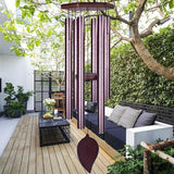 Sympathy Wind Chimes for Outside Deep Tone, Memorial Loss of a Loved, Large Wind Chimes with 6 Thicken Tubes & Hook, Outdoor Gifts Mother, Garden Decor