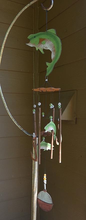 Sunset Vista Designs Catch of The Day Fish Wind Chime, 36-Inch Long