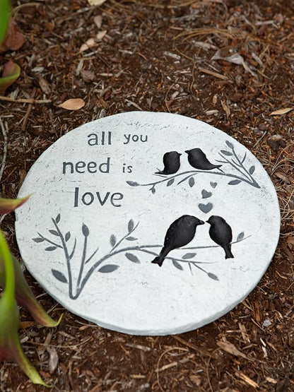 Koehler 10017998 9.75 Inch All You Need is Love Stepping Stone