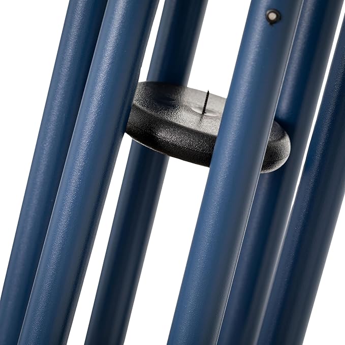Woodstock Chimes Bells of Paradise Medium 32" Blue Outdoor Memorial Gift, Wind Chimes for Backyard, Porch, Garden Patio Décor, Deep Tone Windchime BPMBL