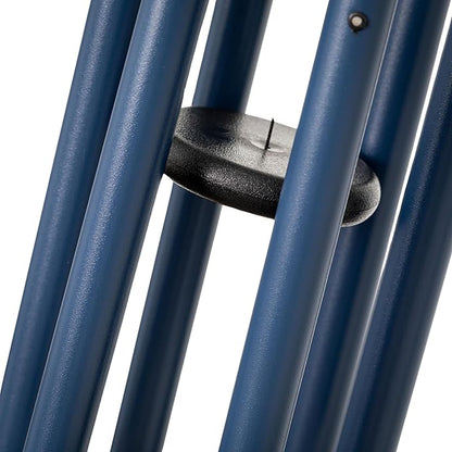 Woodstock Chimes Bells of Paradise Medium 32" Blue Outdoor Memorial Gift, Wind Chimes for Backyard, Porch, Garden Patio Décor, Deep Tone Windchime BPMBL