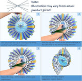 Dragonfly Animated Wind Spinner - 12″ Kinetic 3D Hanging Sculpture, Creates Dragonfly Animation Effect | Patio Lawn Garden Decor, Creative Gifts for Mother/Father/Women/Men