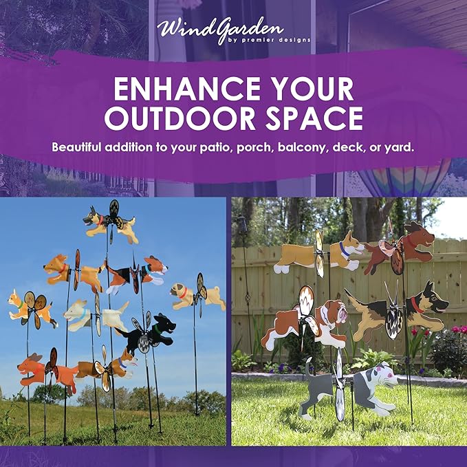 Whirligig Spinner Fisherman 18" – Outdoor Adventure-Themed Design, Weather-Resistant Outdoor Decor, Durable & Lightweight for Patios, Yards, and Gardens - Eye-Catching Wind Spinner