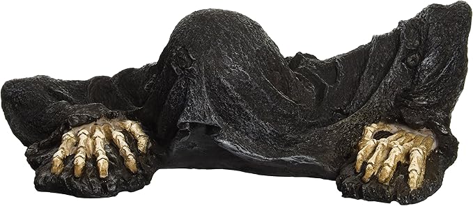 Design Toscano QM21463 The Creeper from The Grave Garden Statue Zombie Halloween Decoration, Small Size But Still Scary, Multicolored
