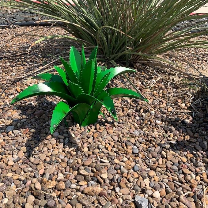 Mini Metal Agave (Green)