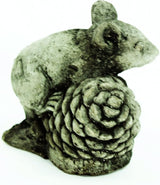 Mini Mouse Garden Statue Cement Figure Concrete Sculpture Mouse Cast Stone Figurines