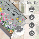 Custom Garden Signs Personalized Metal Tin Sign for Women, Funny Welcome Metal Sign for Outdoor, Patio, Yard Rustic Home Decor Gift for Mothers Day, Grandmas, and Gardening Lovers
