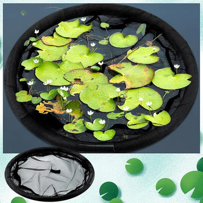 Diameter Fish Barrier Black Flora Round Floating Island Plant Protector for Your Home Pond Protects Fish