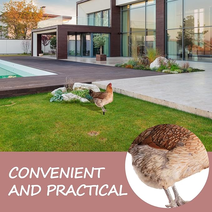 IMIKEYA 1 Set Hen Chick Ground Plug Chicken Acrylic Stake Outdoor Courtyard Decoration Garden Acrylic Sign Outdoor Adornment Simulation Chicken Insert Garden Chicken Insert Yard Ornament