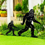 TIGGSY 15.8 inch Bigfoot Metal Outdoor Decor Big Foot Sasquatch Gifts for Men/Women Bigfoot Silhouette Statues for Yard Art, Patio, Lawn, Forests, Garden Decor, Yard Display, Garden Decorations