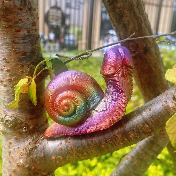 Evil Penis Outdoor Garden Statues, Funny of Tortoise Sculptures Yard Decorations Lawn Ornaments Decor Inappropriate Weird Gifts for Women Housewarming Mother's Day (Snail)