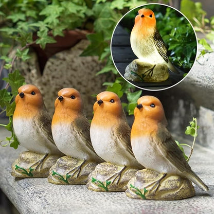 Solar Garden Outdoor Bird Statues Decor for Outside Yard Outdoor Home Patio Decor, Birthday for Mom Grandma Wife Sister Nana from Daughter Son Husband