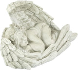 Northlight 16" Sleeping Heavenly Angel Outdoor Garden Statue