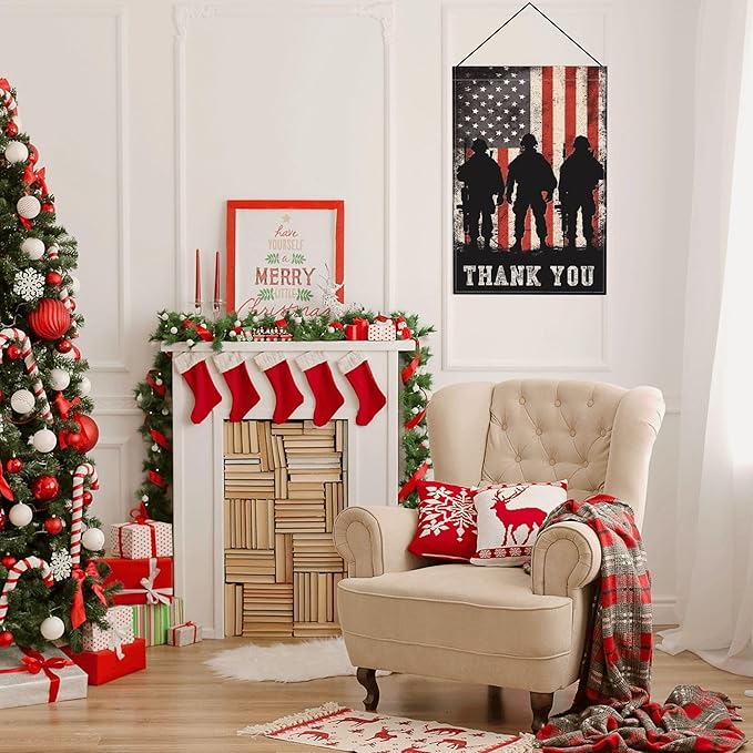 Thank You Print Garden Flag Seasonal Double Sided 12 x 18 Inch Small Yard Flag for Indoor Outdoor Decor Holiday All Seasons