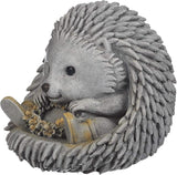 Roman Garden - Hedgehog in Rain Boots Statue, 7.5H, Pudgy Pals Collection, Resin and Stone, Decorative, Garden Gift, Home Outdoor Decor, Durable, Long Lasting