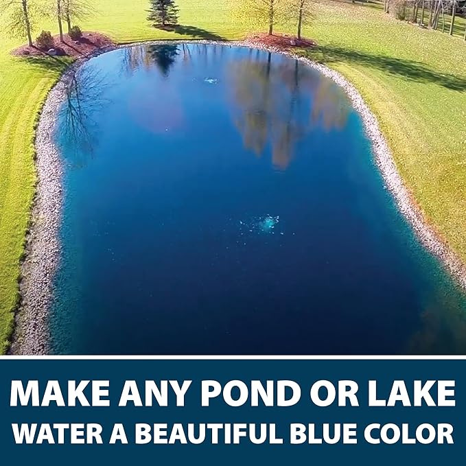 Airmax Black DyeMond Pond Dye 4X Concentrate for Outdoor Ponds & Lakes, Natural Pond Color& Beauty Enhancer, Swimming Safe Water Colorant, Easy Liquid Application, 1 Quart