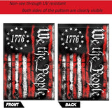We The People 1776 Flag Double Sided 12x18in Outdoor Betsy Ross 13 Star American Constitution Flags for Yard Lawn Home Garden Decor Flag