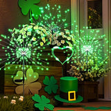 PEVOROS Garden Decor Solar Lights Outdoor,4 Pack 120LED Waterproof Colorful Solar Garden Lights Your Outdoor Decoration,Yard, Patio, Porch,Flower Pot,Pathway,Christmas (Green)