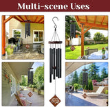 Windchimes in Memory of a Loved One, 36'' Memorial Wind Chime for Outside, Sympathy Wind Chime for Loss of Mother, Father or Loved One, Bereavement Condolence Remembrance Gift for Loss of Loved One