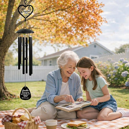 Wind Chime Gifts for Grandma for Grandma from Grandkids Grandma Birthday Gifts Outdoor Wind Chimes for Garden Yard Patio Porch Decor