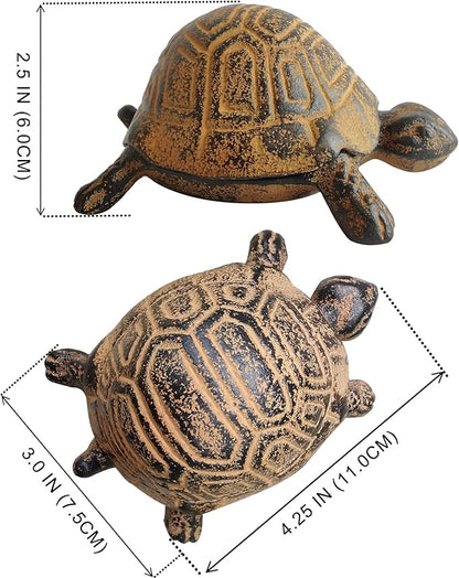 Hide A Key Outside - Spare Key Hider - Outdoor Key Hider, Garden Turtle Statues Key Box