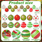 Huwena 24 Pcs Christmas Outdoor Decorations Hanging Ornaments Christmas Yard Signs Double Sided Lawn Decorations for Xmas Party Porch Lawn Decor (Novel Style)