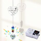 Dog Memorial Gifts for Loss of Dog, Pet Memorial Suncatcher, Pet Sympathy Gifts, Heart Shaped Suncatcher with Personalized Words, Remembrance Bereavement Gift for Loss of Dogs Cats