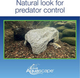 Aquascape Faux Rock Fish Cave, Decorative Shelter for Koi and Pond Fish, Natural-Looking Rock Design, 25-inch L x 15-inch W, 78418