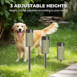 8 Pack Solar Pathway Lights Outdoor Waterproof green marble vintage ceramic tiles Floral art design wall tiles floor Solar Garden Lights LED Landscape Lighting for Yard Walkway Lawn Garden Decor