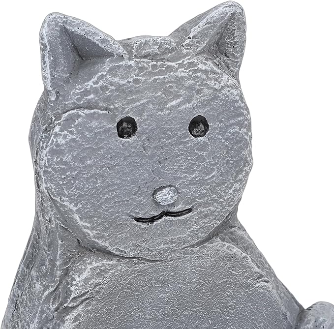 Cats Memorial Stone Garden Statue, Pet Statues Gifts for Loss of Cat Sympathy, Grave Markers for Garden Outdoor Statue Decor