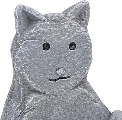 Cats Memorial Stone Garden Statue, Pet Statues Gifts for Loss of Cat Sympathy, Grave Markers for Garden Outdoor Statue Decor