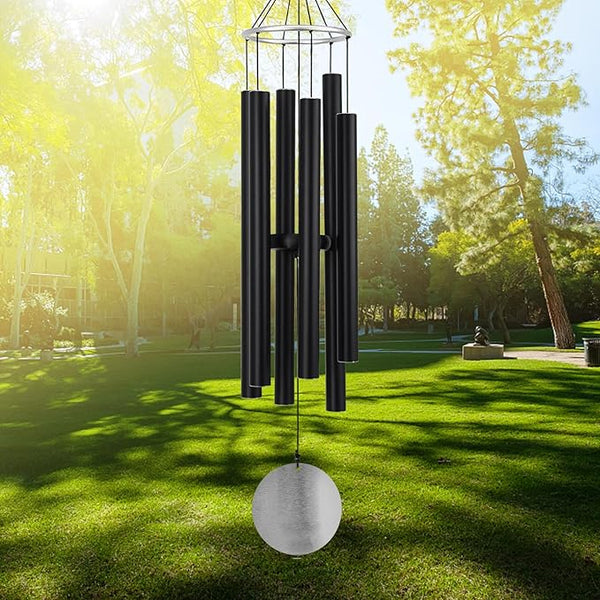 Wind Chimes for Outside Deep Tone, 42'' Large Wind Chimes Outdoor, Wind Chime Gifts for Mother's Day/Grandma (42''Black)