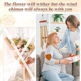 Gifts for Mom, Mom Birthday Gifts Wind Chimes 25.6", Garden Hanging Decor Gift Suitable for Moms from Daughter Son, Unique Mother Gift for Christmas, Valentines Day, Mothers Day, Patio Decoration