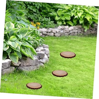 Outdoor Garden Wooden Stepping Log Paver for Pathway and Walkway Decoration Durable and Elegant Garden for Landscape Edging