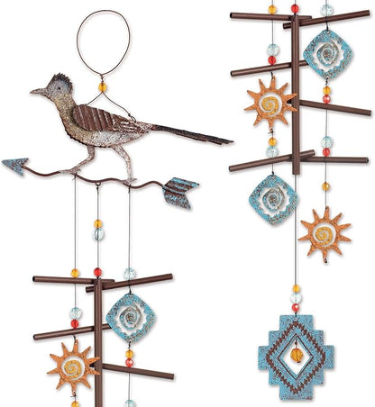 Sunset Vista Designs Roadrunner on Arrow Wind Chime, 28"