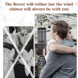 Memorial Gifts for Loss of Brother, Prayer Angel Sympathy Wind Chimes, Loss of Brother Sympathy Gift - A Gift to Express Condolence, Bereavement, Comfort, Remembrance and Healing