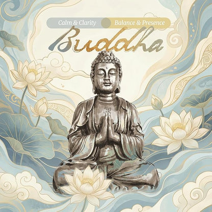 Sculptures Buddha Statue, Garden Statues 23.6 Inch Tall, Large Magnesium Oxide Praying Buddha Sculpture Indoor & Outdoor, Spiritual Statue for Home Decor Yard Porch Patio, White
