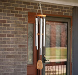 Woodstock Chimes Signature Collection, Woodstock Reflections, 22'' Serenity Prayer Inspirational and Memorial Wind Chimes for Outdoor, Patio, Home or Garden Décor (WRSP)