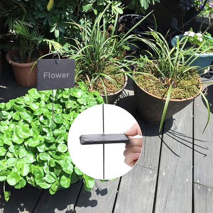 20 Pcs Silver 20cm Plant Label Hooks Markers Label Hanger Garden Plant Sign Stake Rustproof Deformed Garden Sign Hooks Hanging Rods for Flower Planter Plant Container Accessories