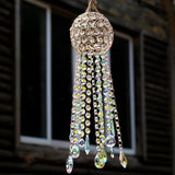 Crystal Wind Chime Light Catcher Suitable for Window Hanging Suitable for Home Indoor and Outdoor Garden Decoration Light Catcher (Medium)