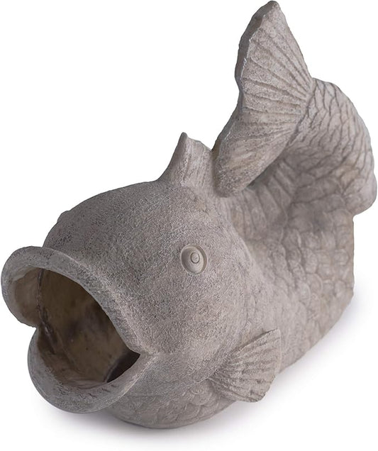 Wind & Weather Friendly Fish Decorative Garden Down Spout