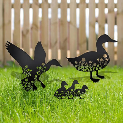 Duck Garden Statue Decor Mallard Duck Statue Decorative Garden Stakes for Yard Ornaments