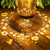 SRNPMIU Solar Lanterns Garden Decor, Solar Light Outdoor Waterproof, Hummingbird Hanging Lantern Lights for Women Mom Grandma, Yard Decorations Lanterns for Yard, Patio, Backyard, Porch