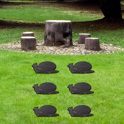 BRASSTAR Cast Iron Snail Shape Stepping Stone Stepping Footstone for Garden Path, Lawn, Yard, Patio, Farmland, Door Entrance, Outdoor Decor TQGJPT362